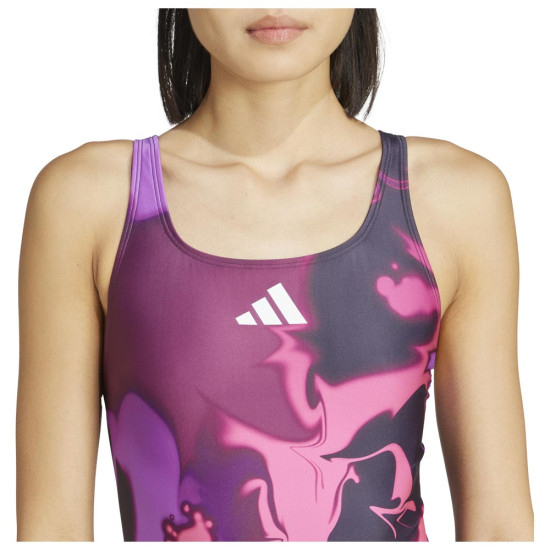 Adidas Γυναικείο ολόσωμο μαγιό Tie-Dyed Graphic V-Back Swimsuit Adidas Γυναικείο ολόσωμο μαγιό Tie-Dyed Graphic V-Back Swimsuit